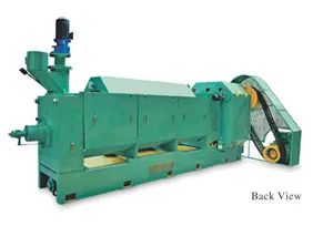 Industrial machinery, back view